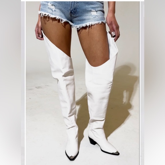 Azalea Wang Shoes - Azalea Wang Rio over the thigh cowboy boot